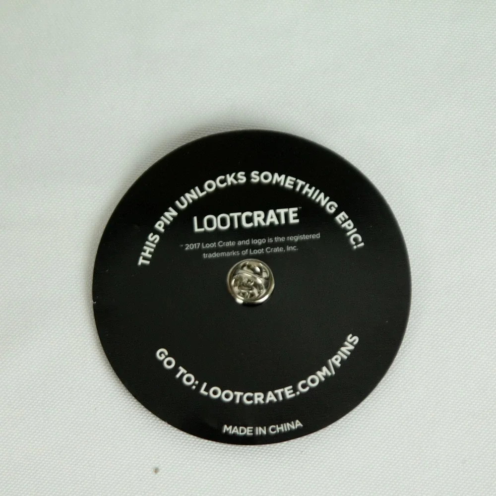 Loot Crate LootPins August 2017 Kingdom Crest Enamel Pin Collectible
